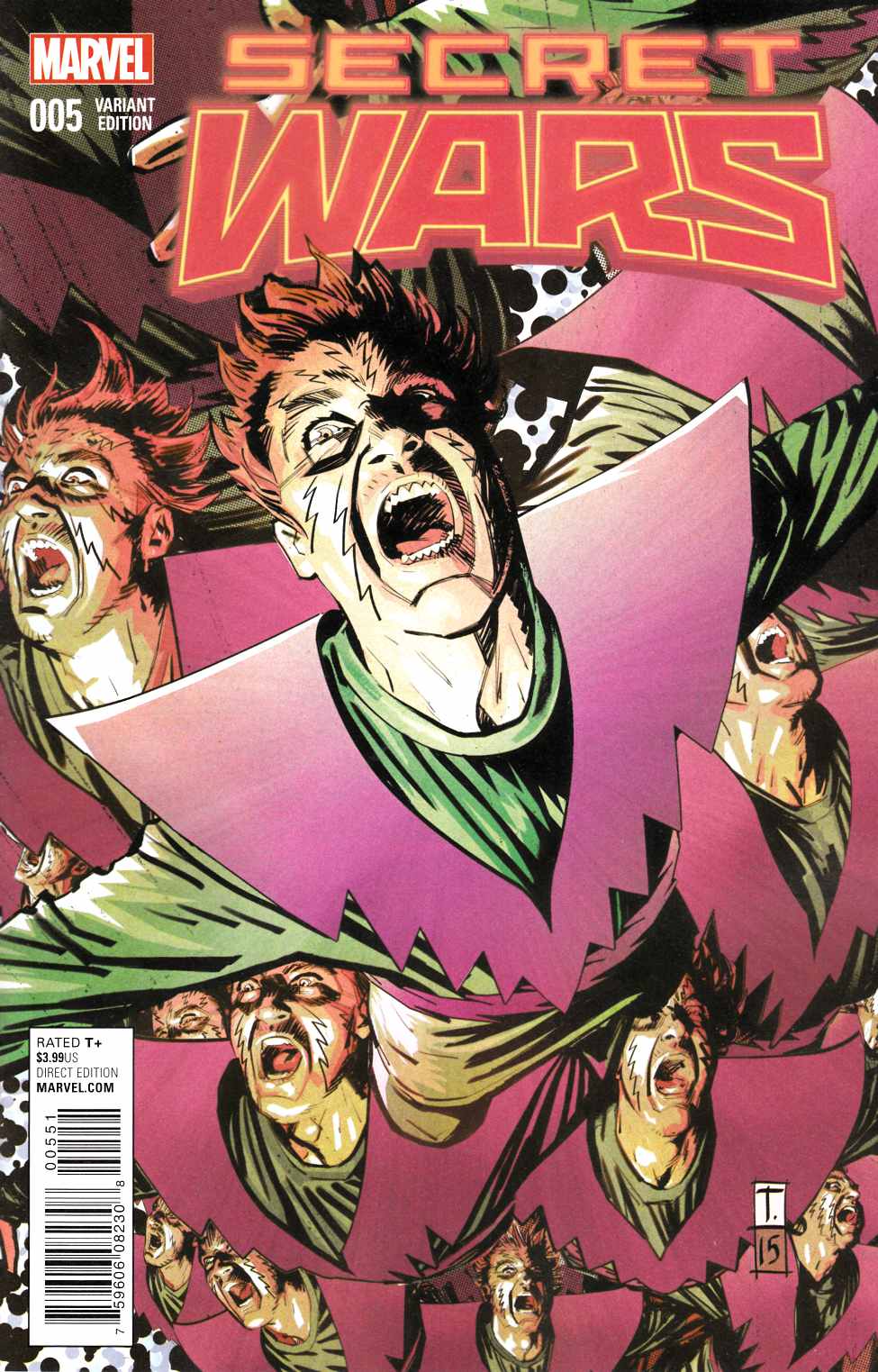 Secret Wars #5 Coker Variant Cover Near Mint (9.4) [Marvel Comic] LARGE