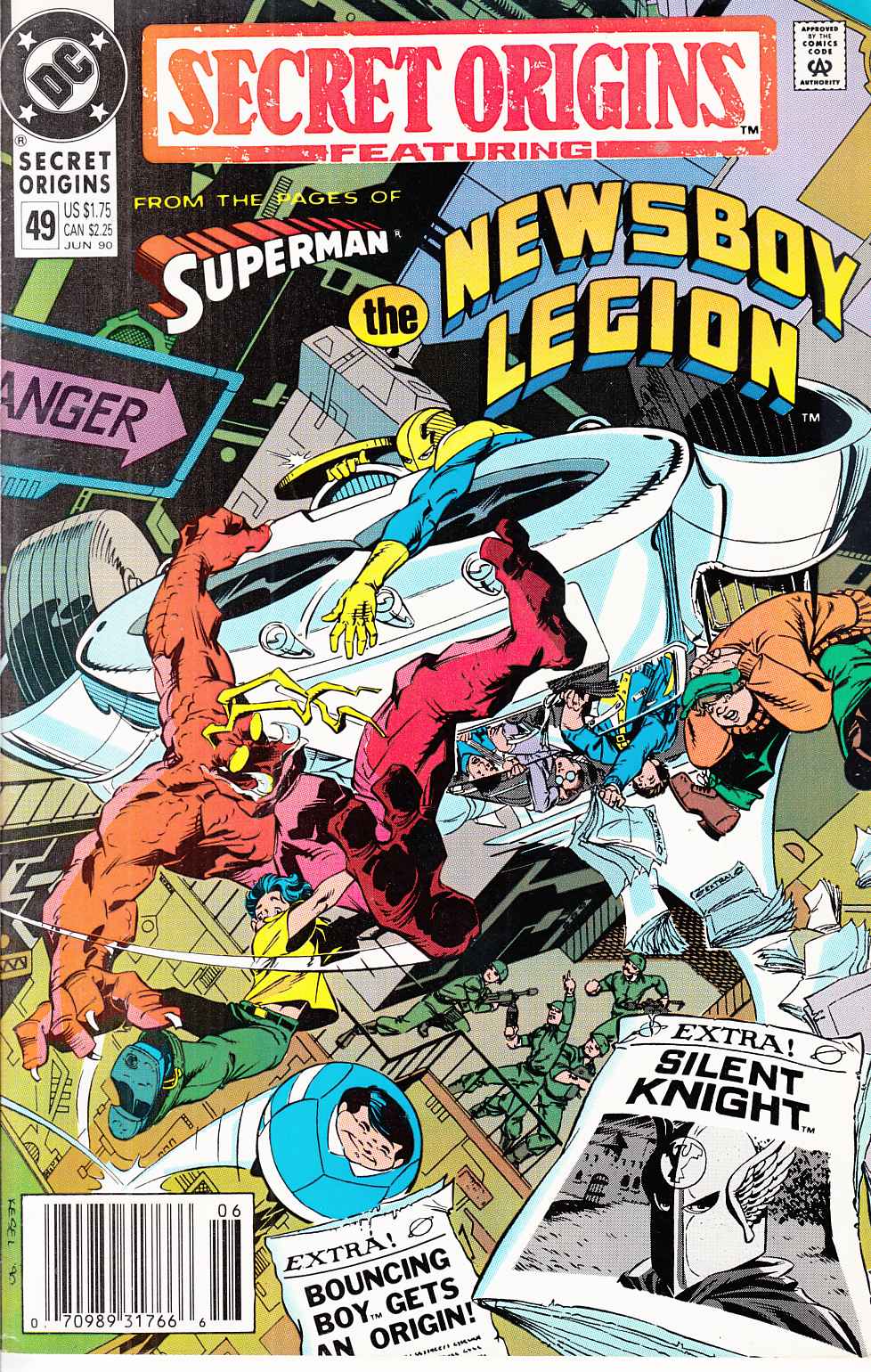 Secret Origins #49 Newsstand Fine Minus (5.5) {DC Comic} THUMBNAIL
