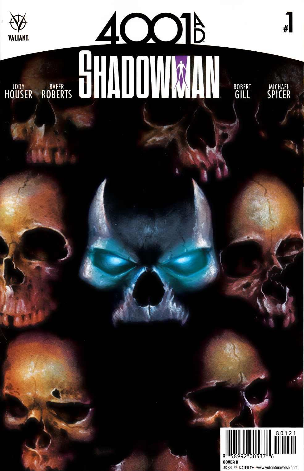 4001 AD Shadowman #1 Cover B [Valiant Comic] THUMBNAIL