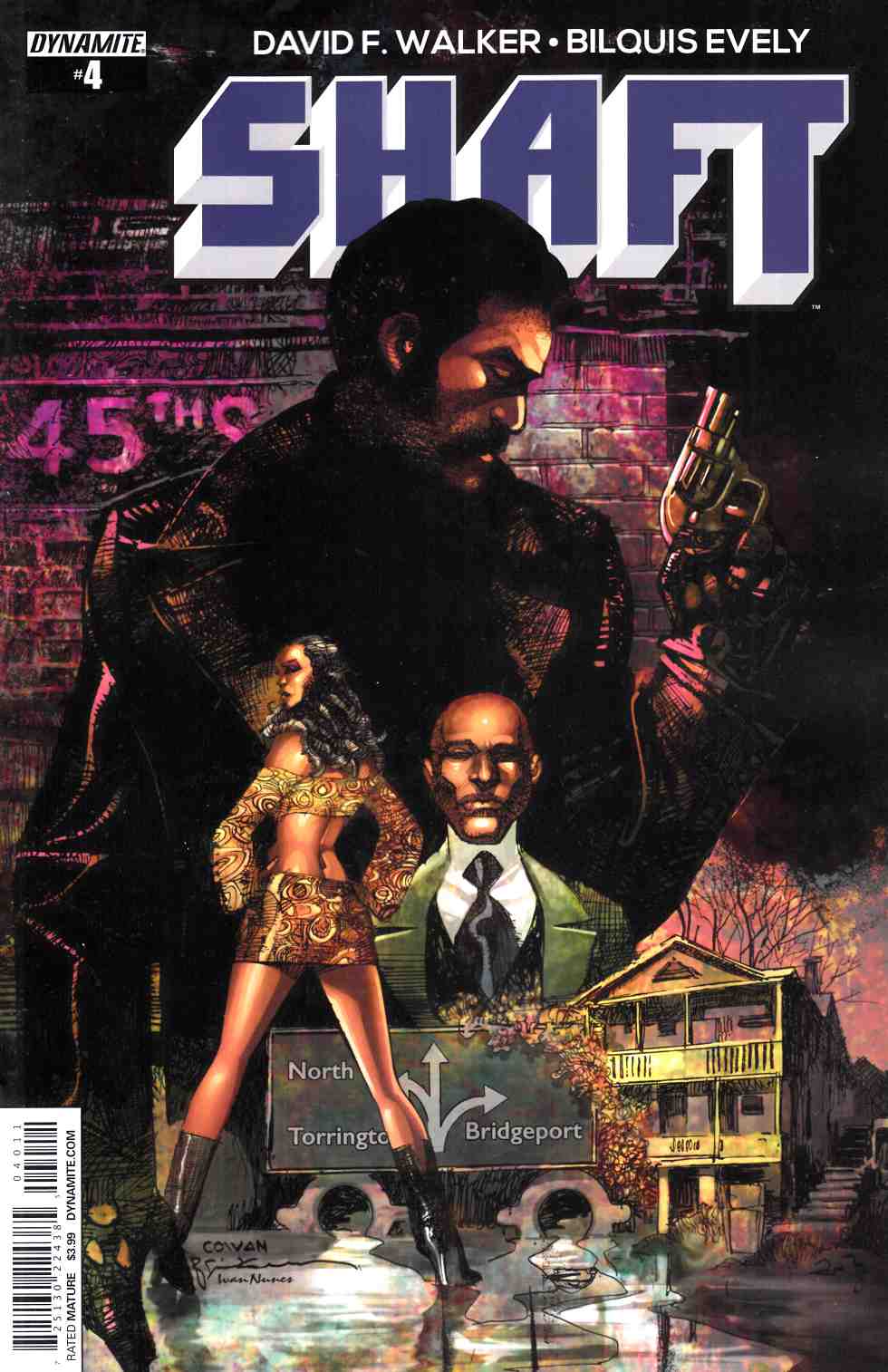 Shaft #4 Cover A- Cowan [Dynamite Comic] LARGE