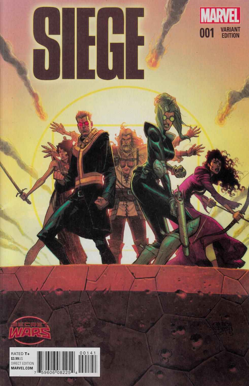 Siege #1 Robinson Variant Cover [Marvel Comic] THUMBNAIL