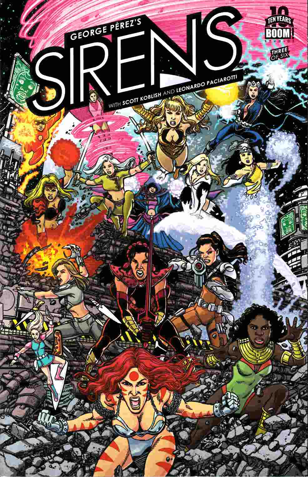 George Perez Sirens #3 [Boom Comic] THUMBNAIL