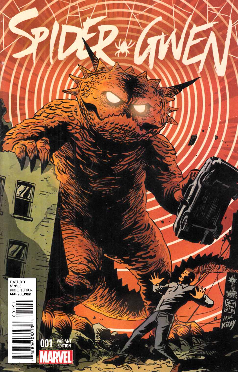 Spider-Gwen #1 Francavilla Kirby Monster Variant Cover [Marvel Comic] THUMBNAIL
