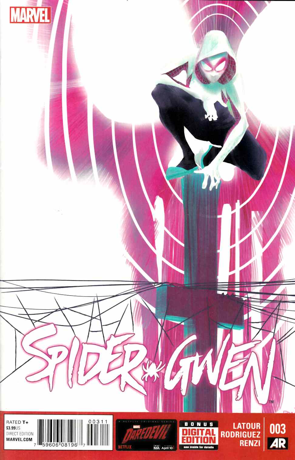 Spider-Gwen #3 Very Fine (8.0) [Marvel Comic] THUMBNAIL