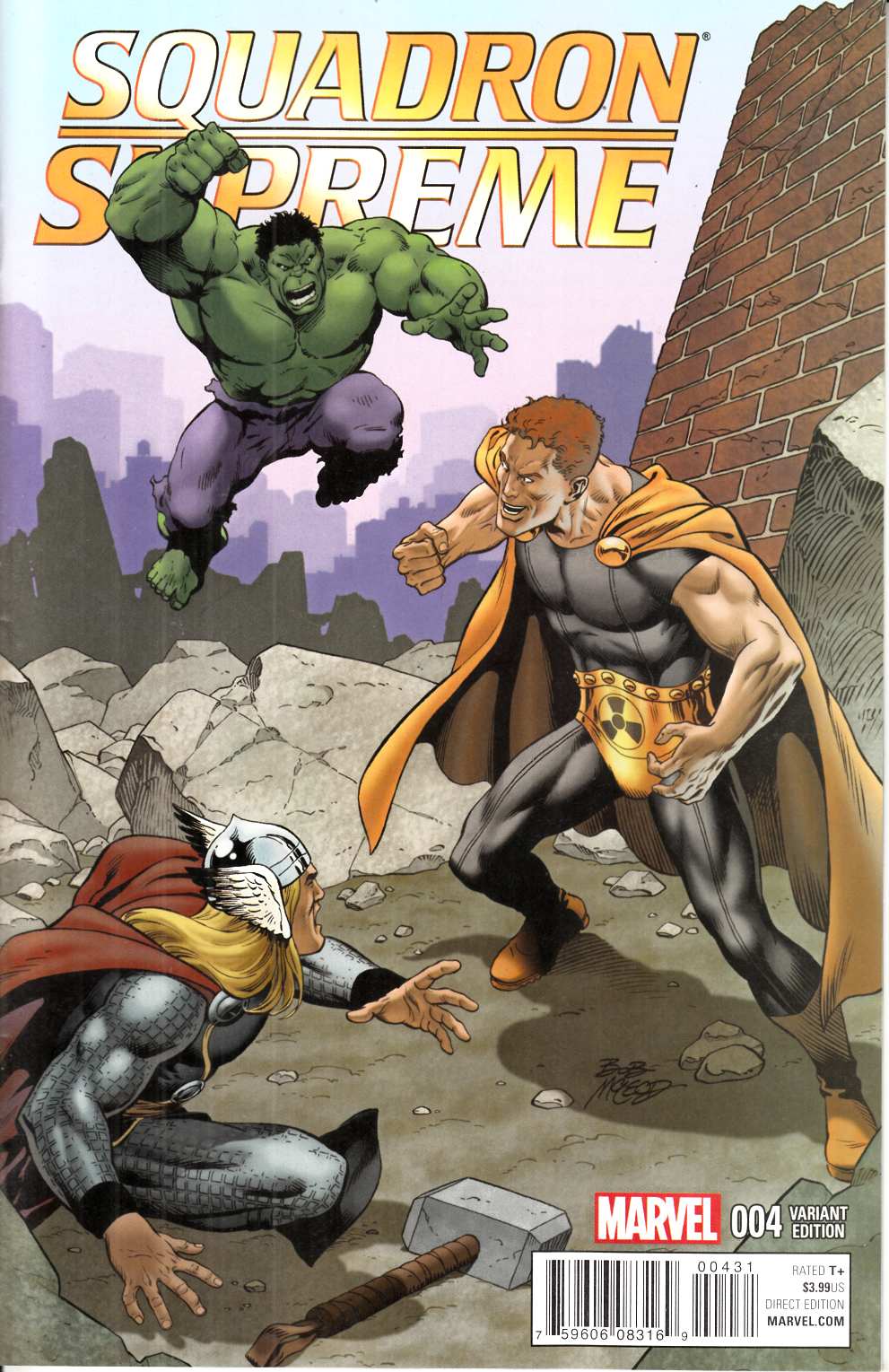 Squadron Supreme #4 Mcleod Variant Cover [Marvel Comic] LARGE