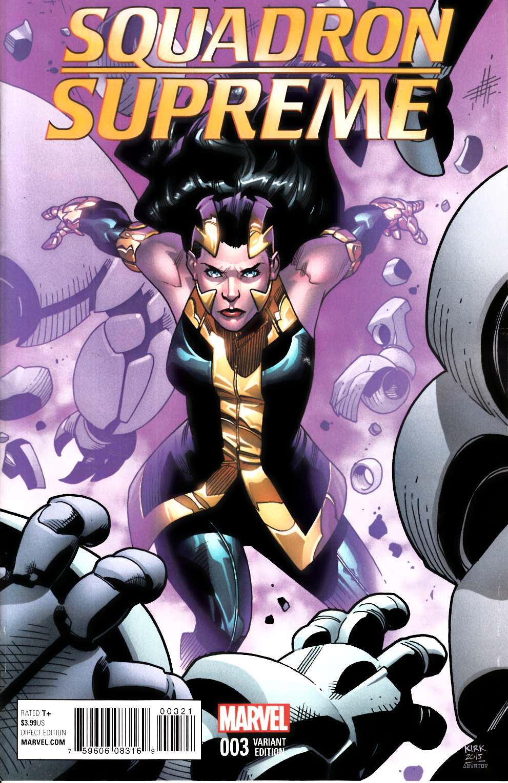 Squadron Supreme #3 Kirk Variant Cover [Marvel Comic] LARGE
