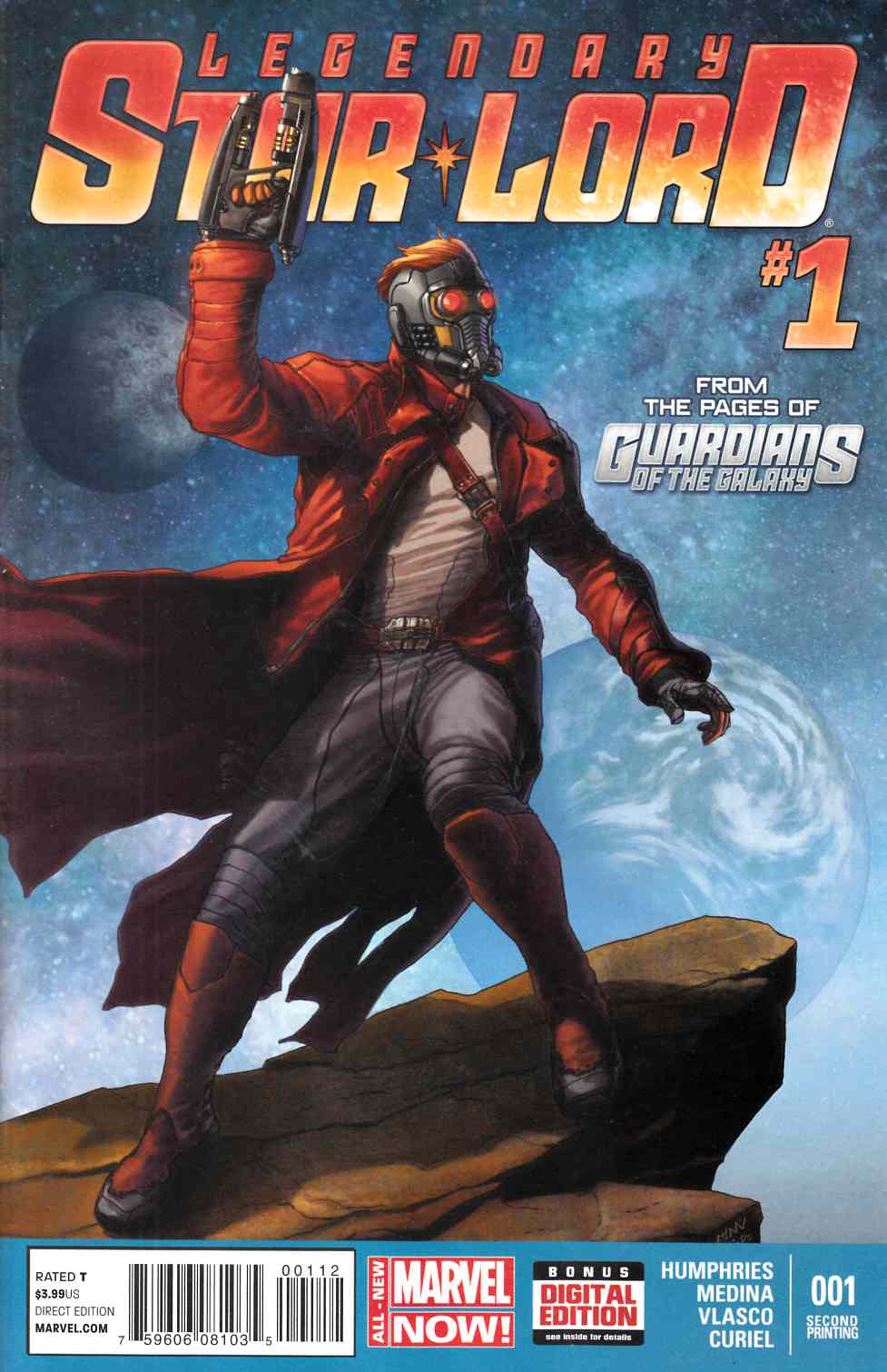 Legendary Star Lord #1 Second Printing [Comic] LARGE