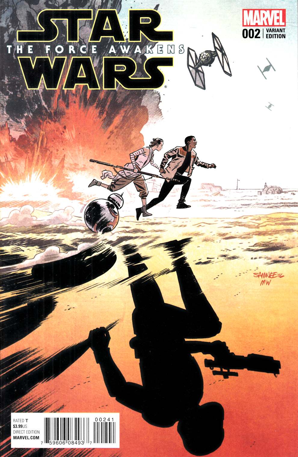 Star Wars Force Awakens Adaptation #2 Movie Variant Cover [Marvel Comic] LARGE