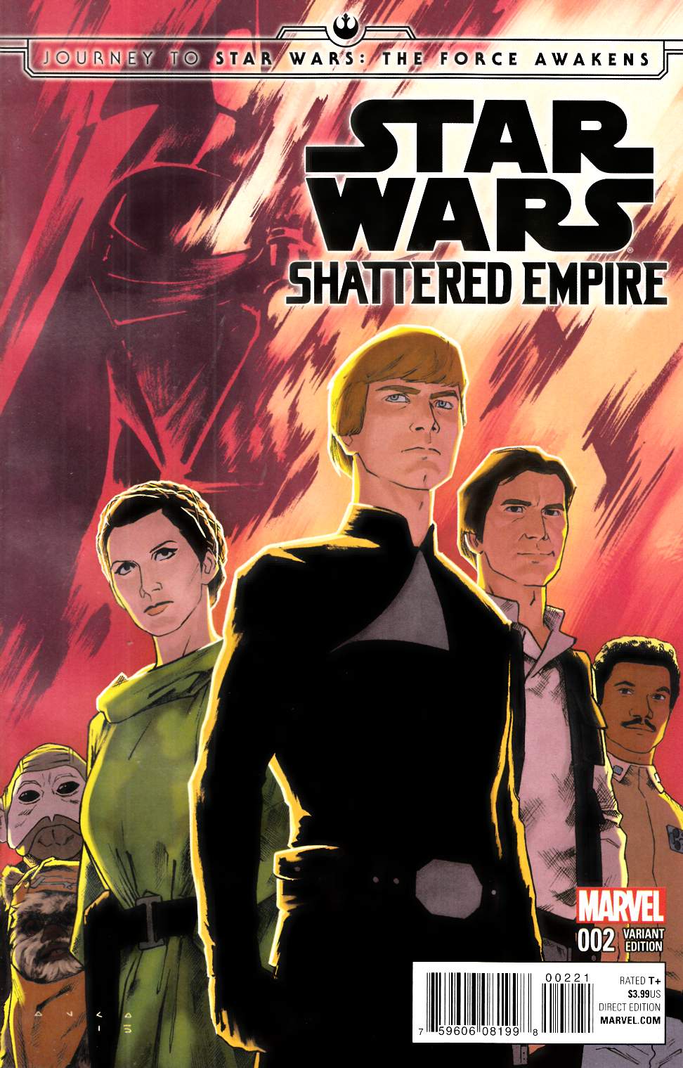 Star Wars Force Awakens Shattered Empire #2 Anka Variant Cover [Marvel Comic] LARGE