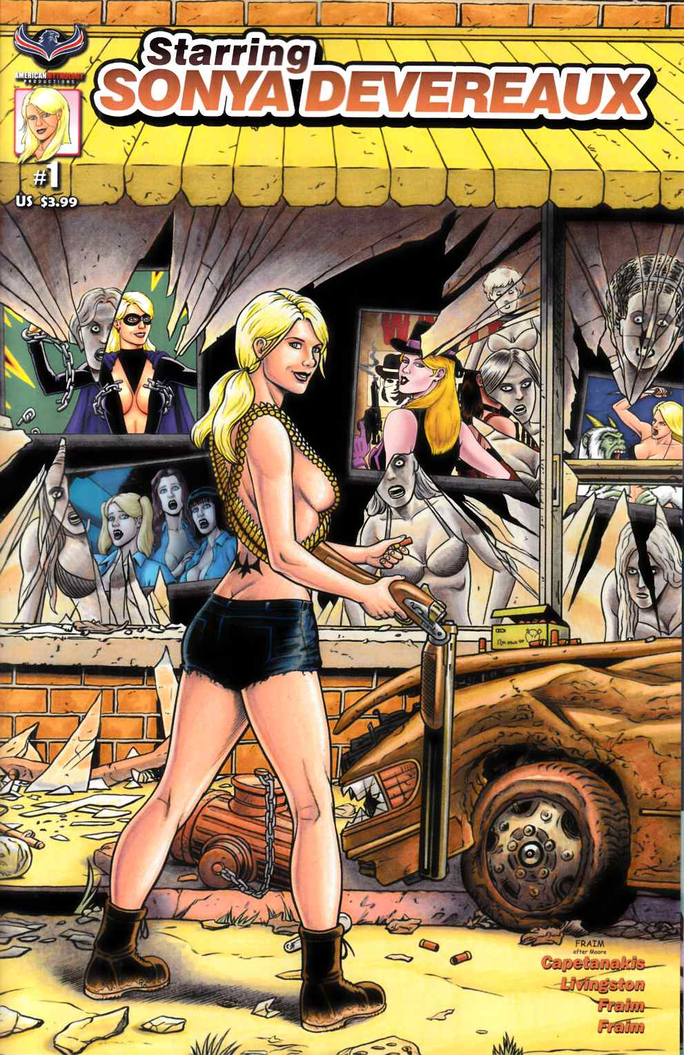 Starring Sonya Devereaux #1 Movie Poster Cover [American Myth Comic] THUMBNAIL