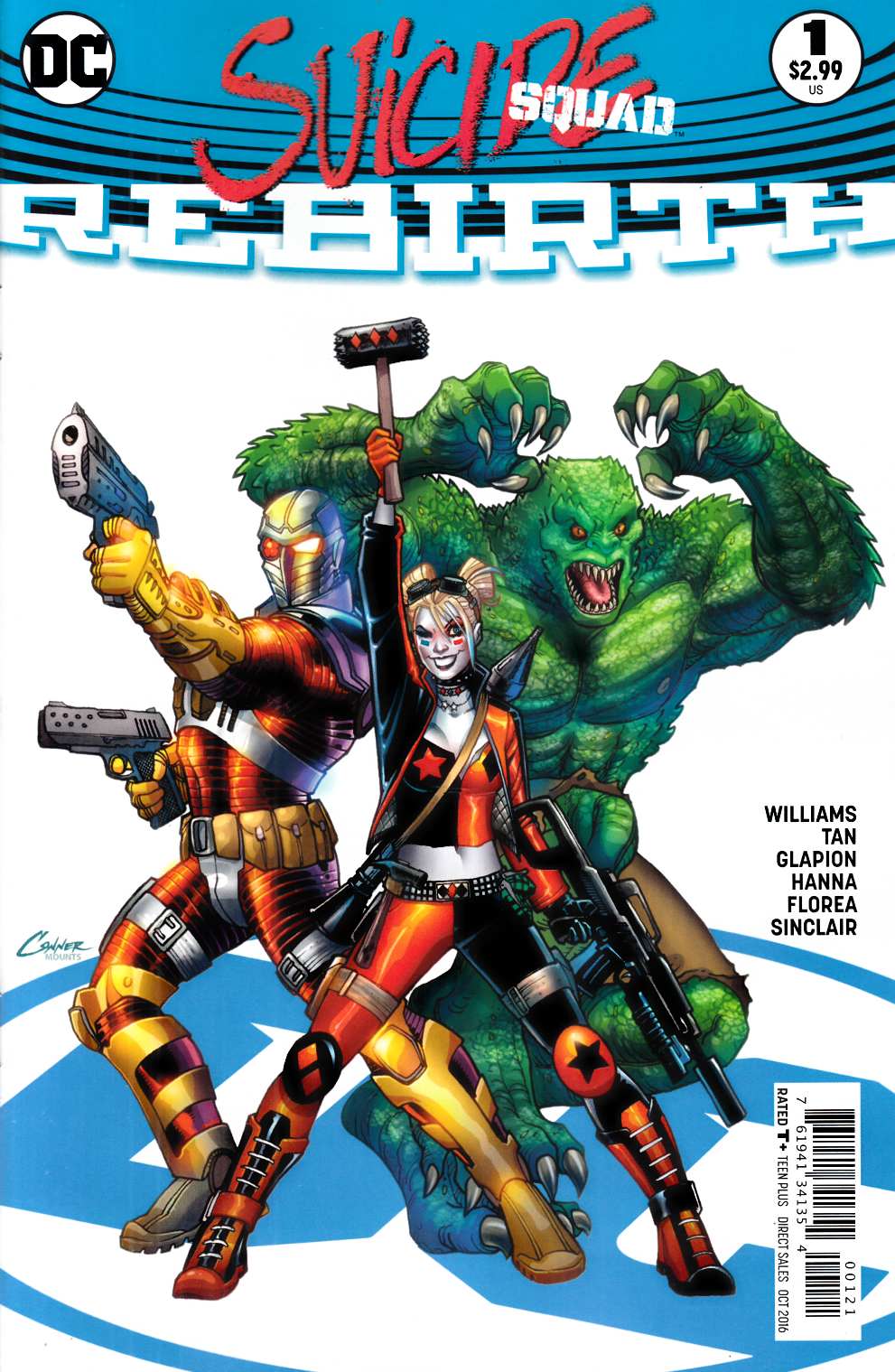 Suicide Squad Rebirth #1 Conner Variant Cover [DC Comic] LARGE