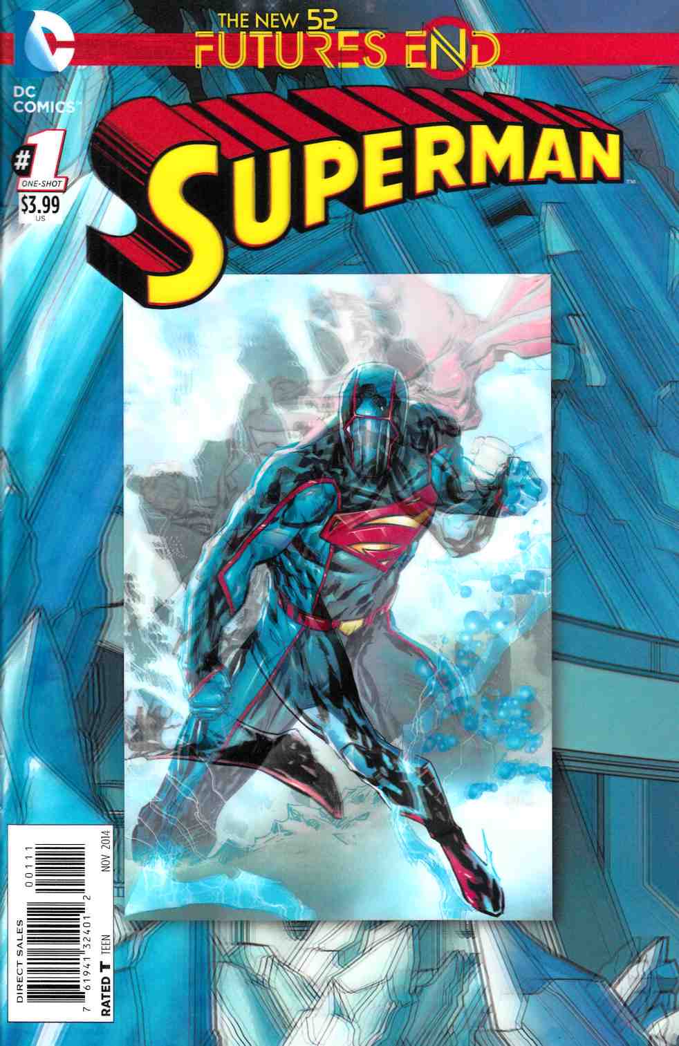 Superman Futures End #1 3D Edition Near Mint (9.4) [DC Comic] THUMBNAIL