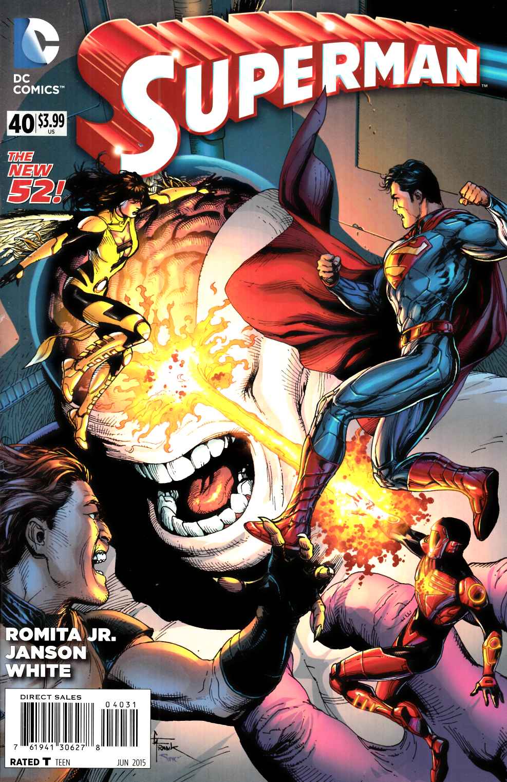 Superman #40 Frank Variant Cover Near Mint (9.4) [DC Comic] THUMBNAIL
