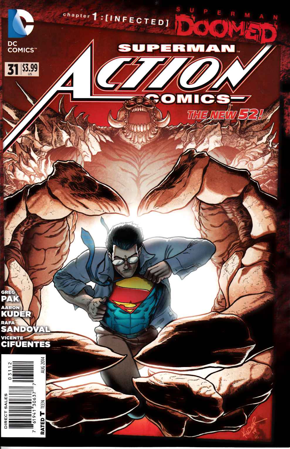 Action Comics #31 Second Printing (Doomed) [Comic] LARGE