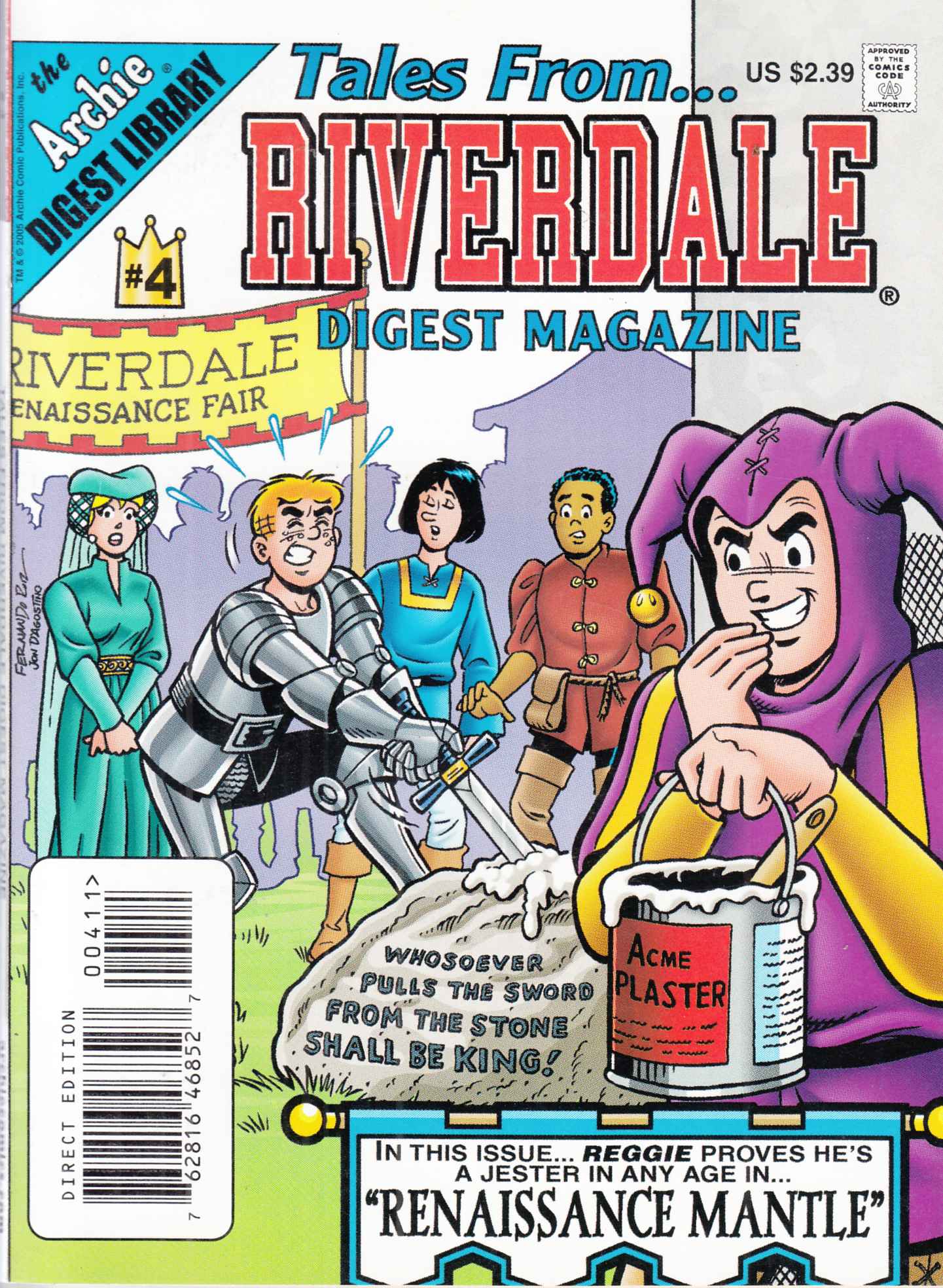 Tales From Riverdale Digest #4 Near Mint Minus (9.2) [Archie Comic] THUMBNAIL