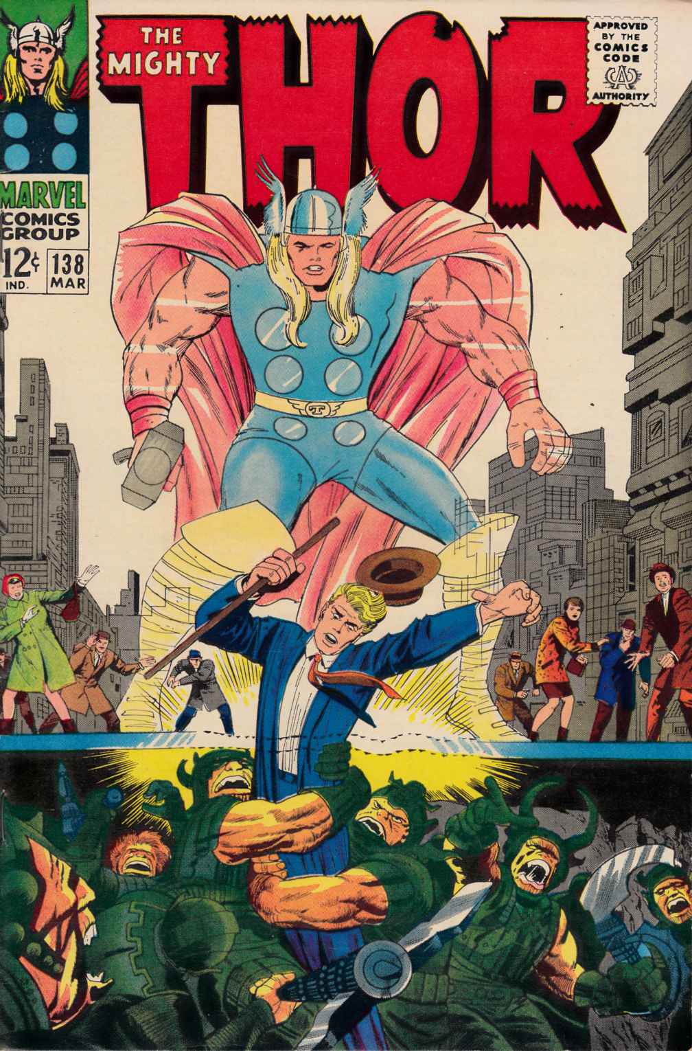 Thor #138 Very Fine (8.0) [Marvel Comic] THUMBNAIL