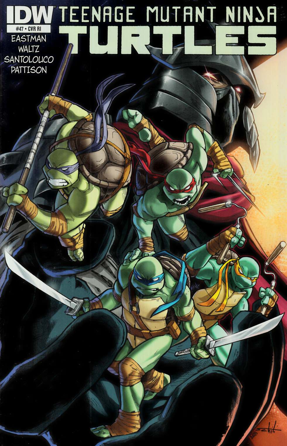 Teenage Mutant Ninja Turtles Ongoing #47 Cover RI [IDW Comic] LARGE