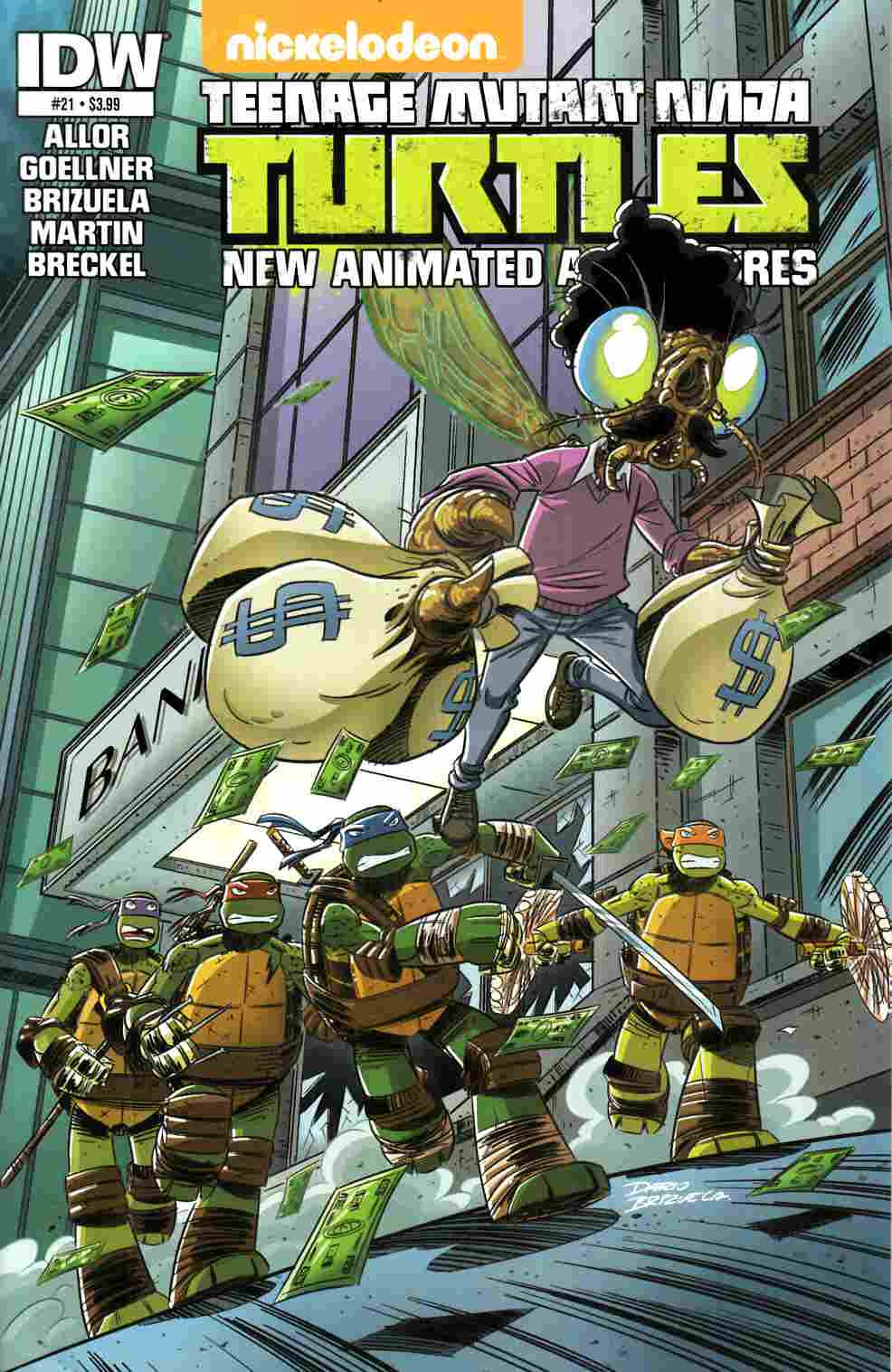 TMNT New Animated Adventures #21 [IDW Comic] LARGE