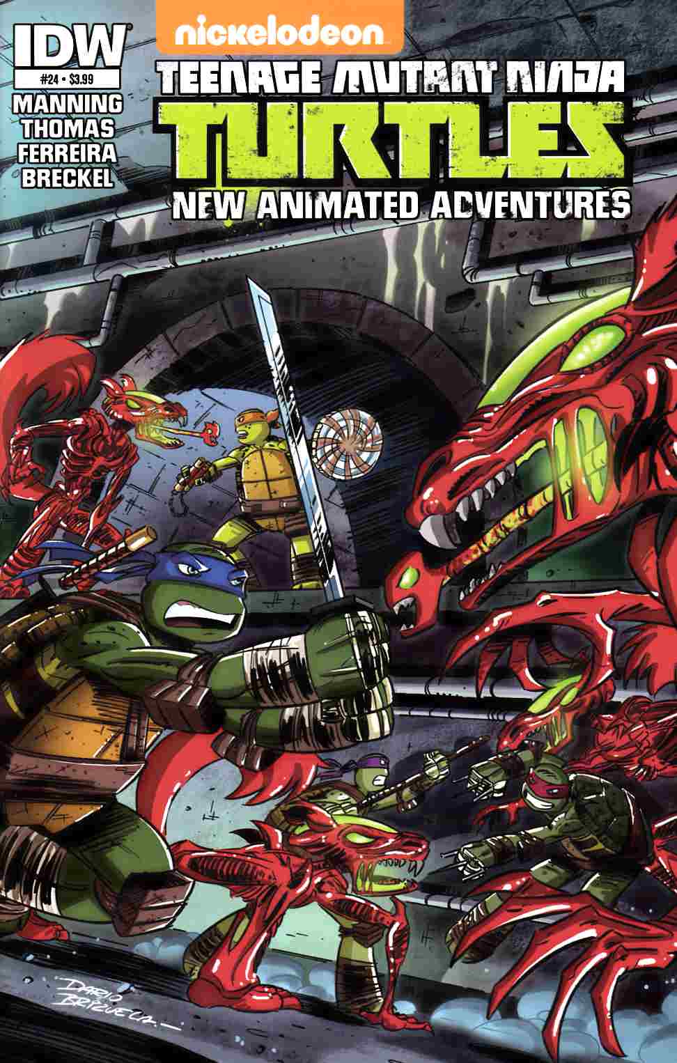 TMNT New Animated Adventures #24 [IDW Comic] THUMBNAIL