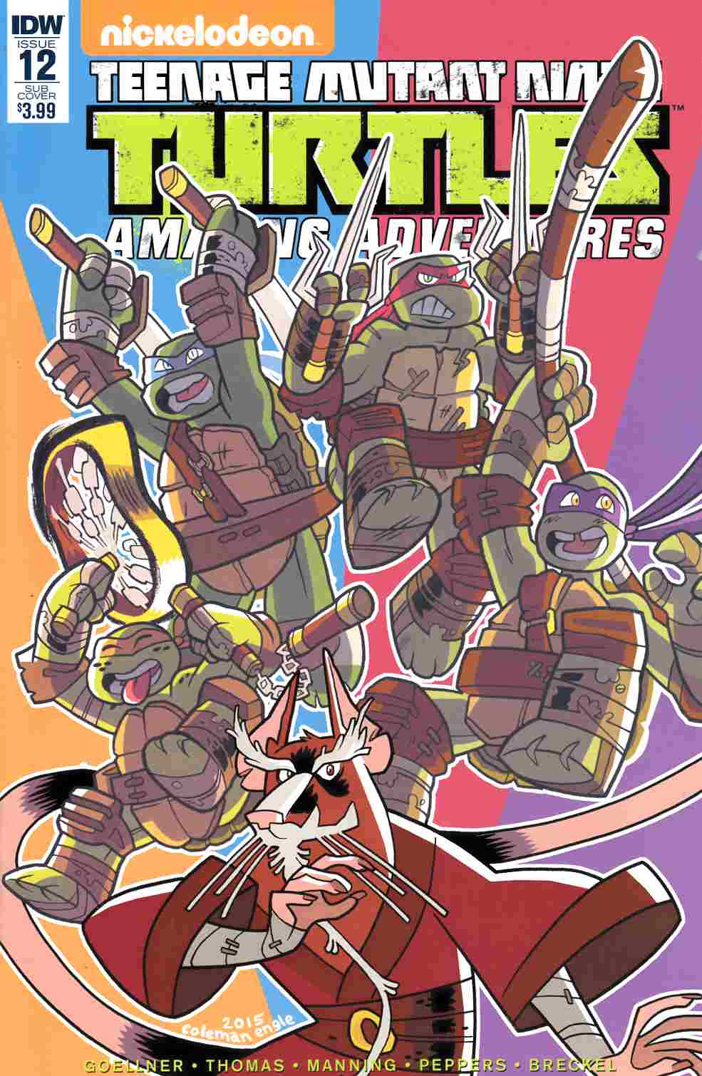 TMNT Amazing Adventures #12 Subscription Cover [IDW Comic] THUMBNAIL