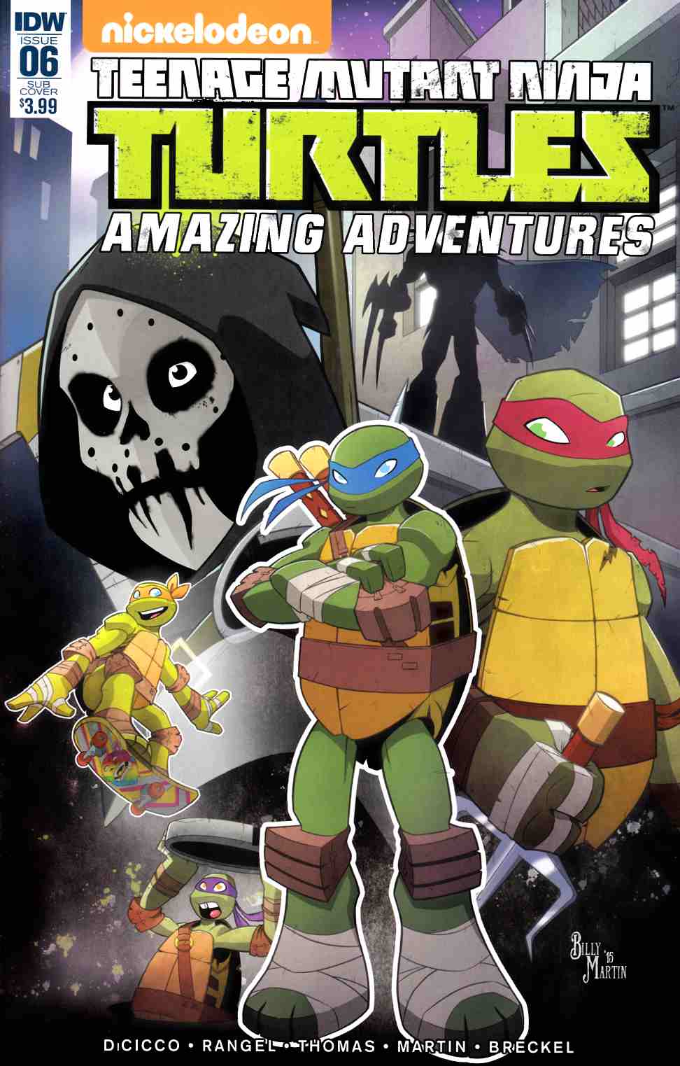 TMNT Amazing Adventures #6 Subscription Cover [IDW Comic ...