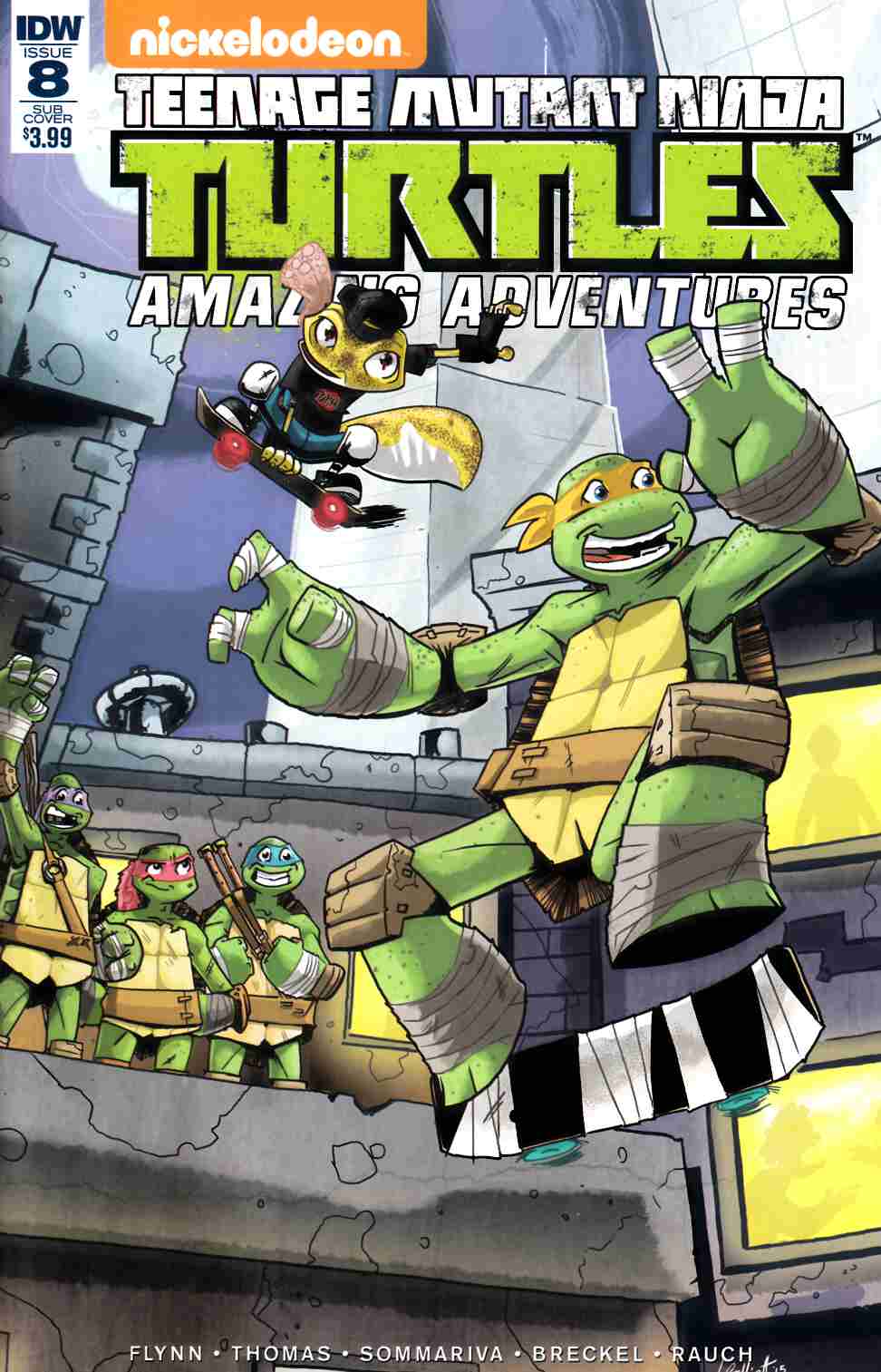 TMNT Amazing Adventures #8 Subscription Cover [IDW Comic] LARGE