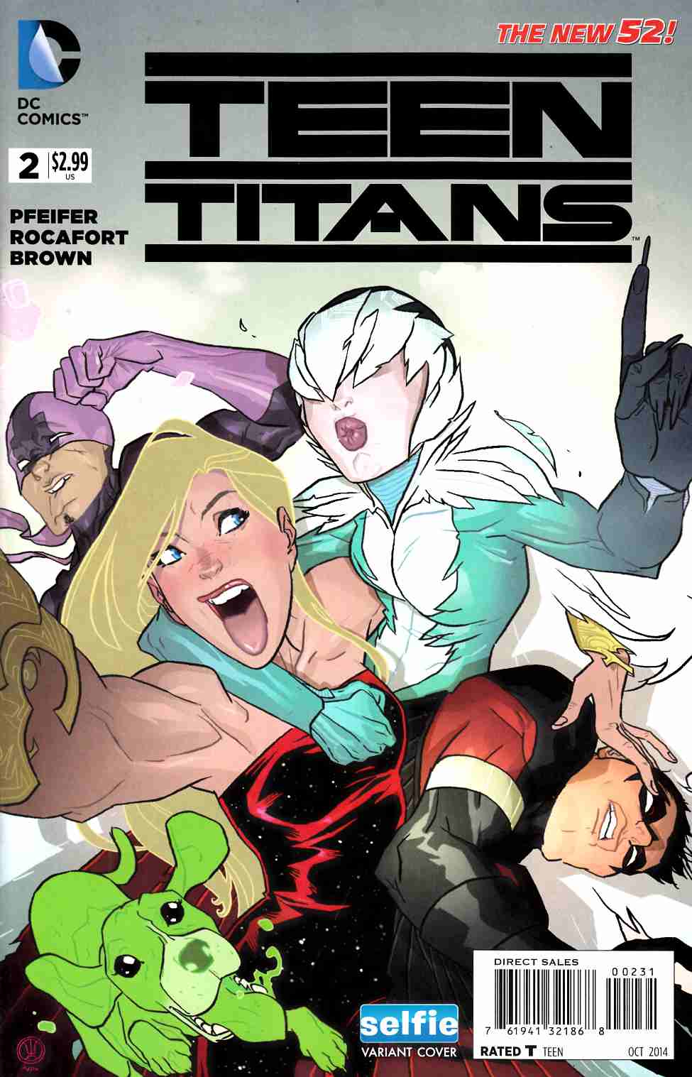 Teen Titans #2 DCU Selfie Variant Cover [Comic] THUMBNAIL