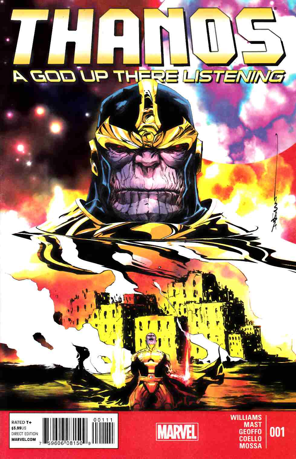 Thanos A God Up There Listening #1 [Marvel Comic] LARGE