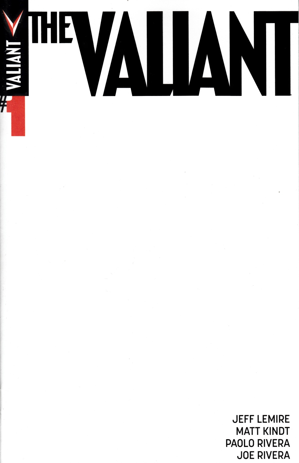 The Valiant #1 Cover B- Blank [Valiant Comic] THUMBNAIL