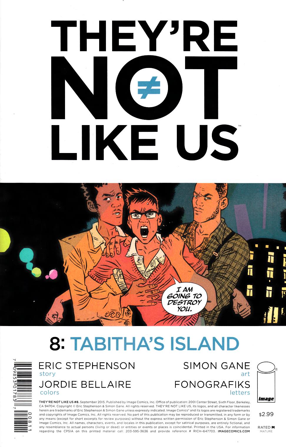 Theyre Not Like Us #8 [Image Comic] THUMBNAIL