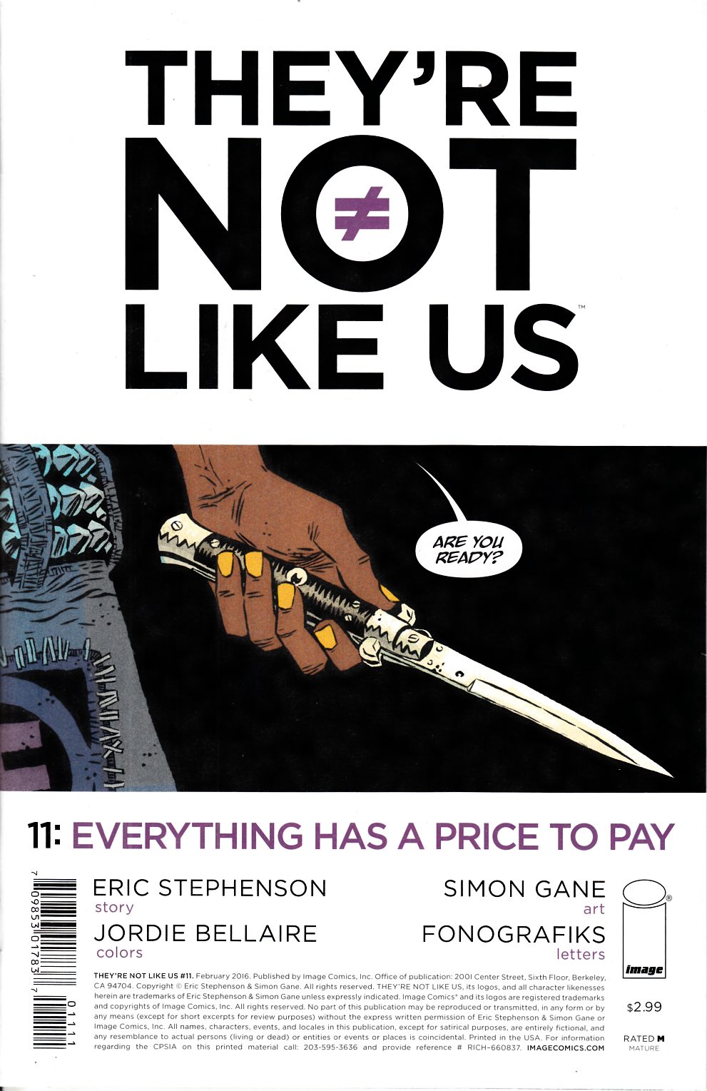 Theyre Not Like Us #11 [Image Comic] THUMBNAIL