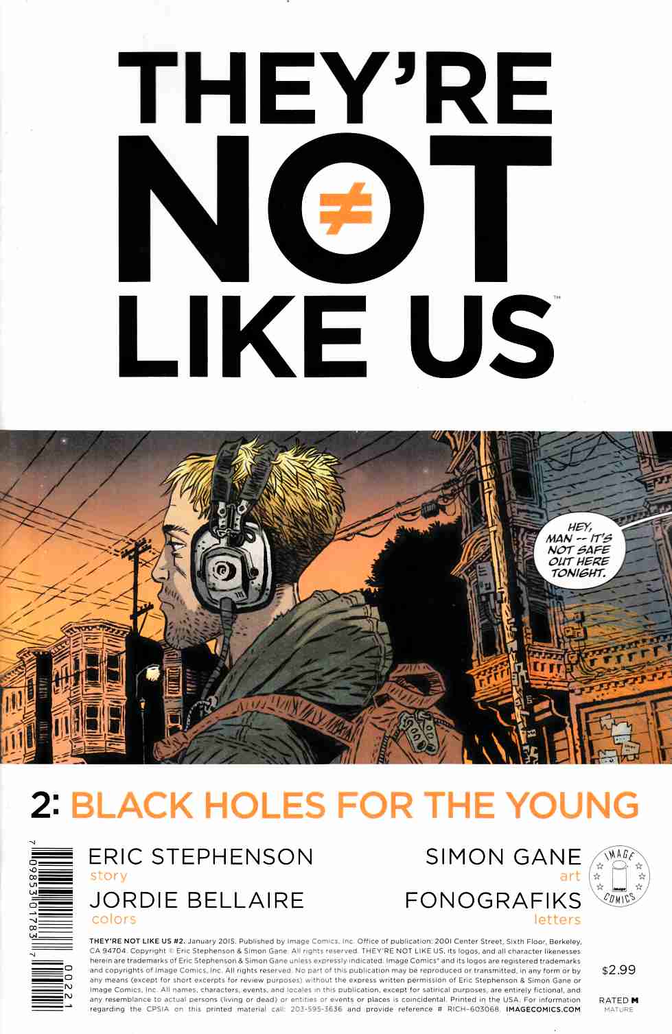 They're Not Like Us #2 Cover B- Circle Logo Edition [Image Comic] THUMBNAIL