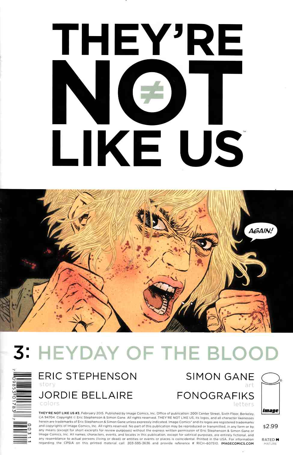 They're Not Like Us #3 [Image Comic] THUMBNAIL