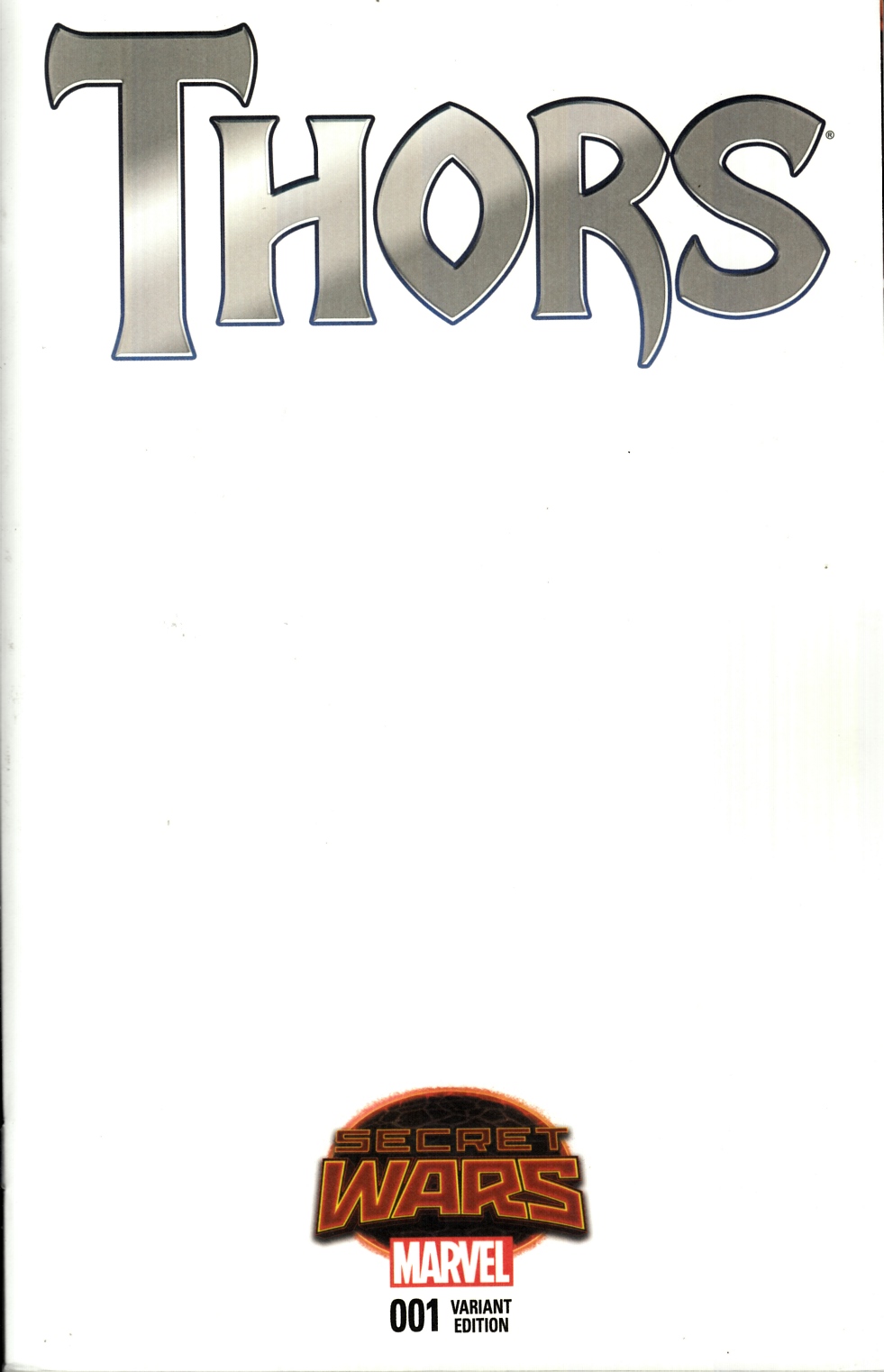 Thors #1 Blank Cover [Marvel Comic] THUMBNAIL