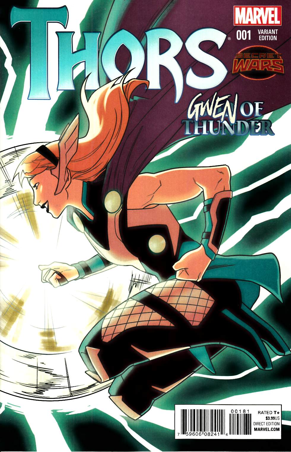 Thors #1 Anka Gwen of Thunder Variant Cover [Marvel Comic] THUMBNAIL