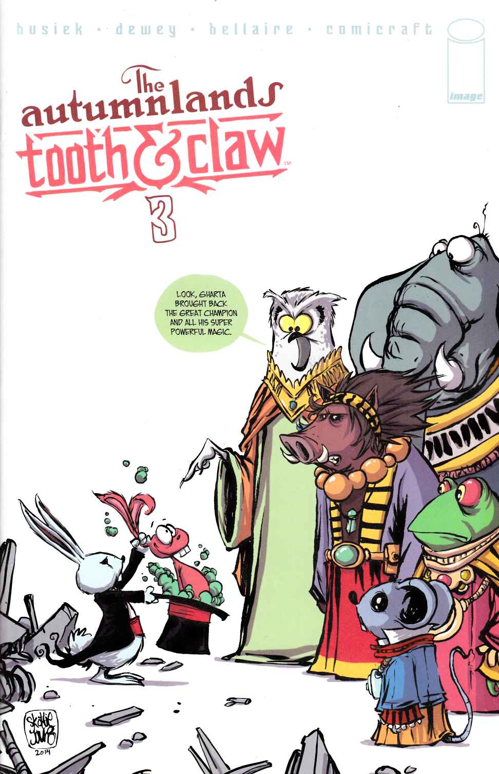Autumnlands Tooth & Claw #3 Cover B- Skottie Young [Image Comic] THUMBNAIL