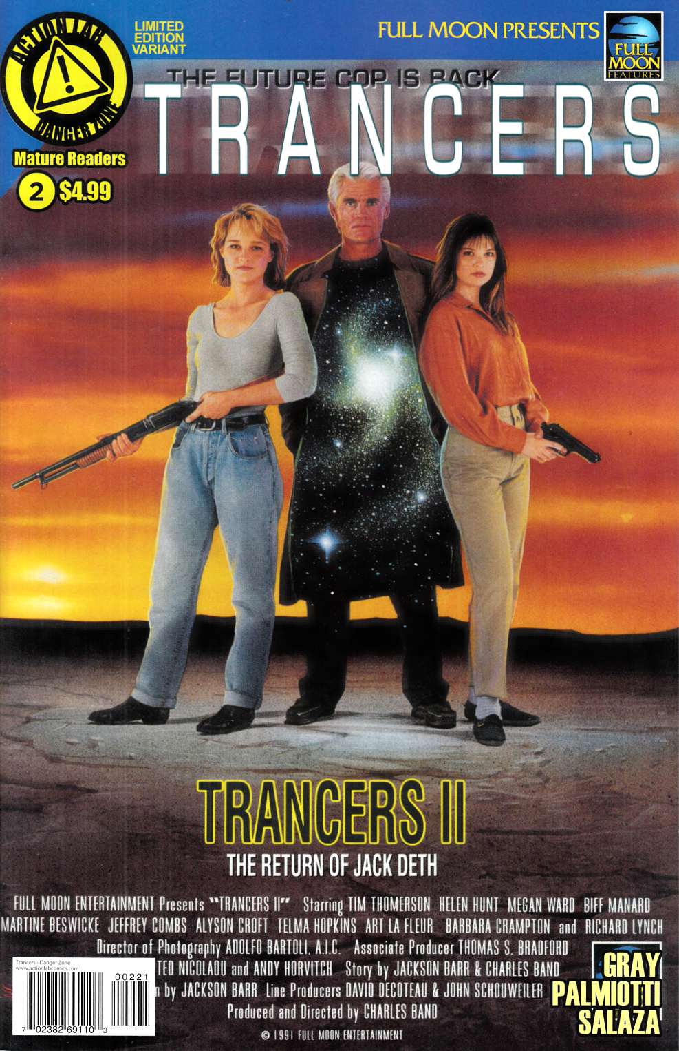 Trancers #2 Movie Poster Variant Cover [Action Lab Comic] THUMBNAIL