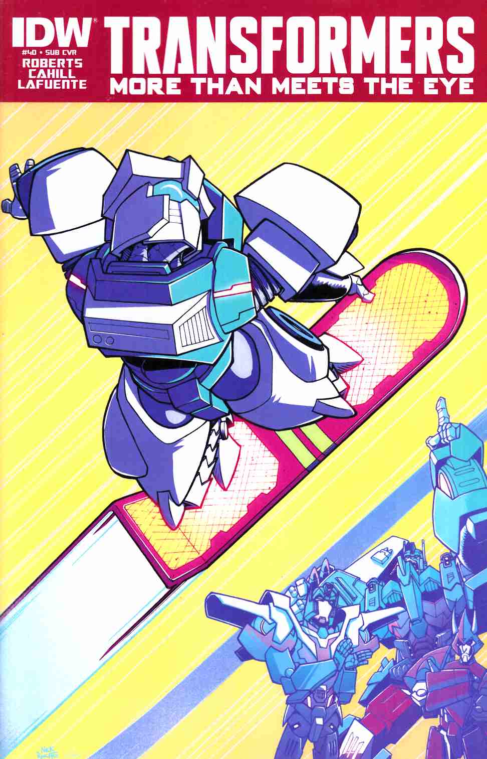 Transformers More than Meets the Eye #40 Subscription Cover Near Mint (9.4) [IDW Comic] THUMBNAIL