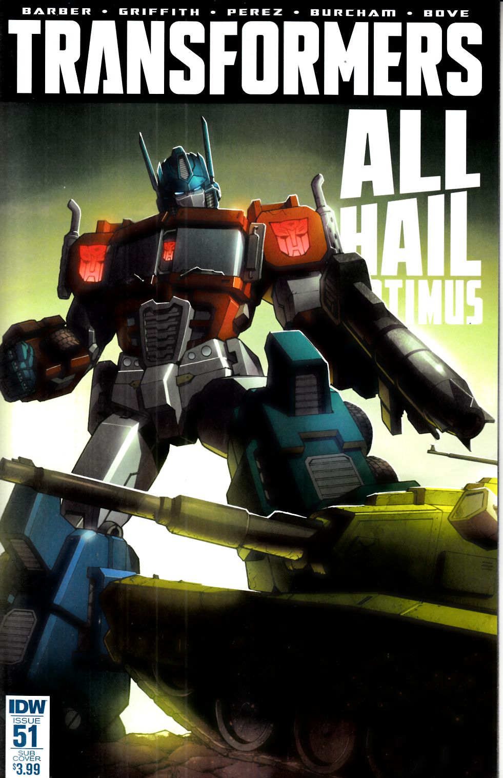 Transformers #51 Subscription Cover [IDW Comic] THUMBNAIL