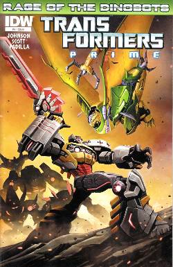Transformers Prime Rage of the Dinobots #4 [IDW Comic] LARGE
