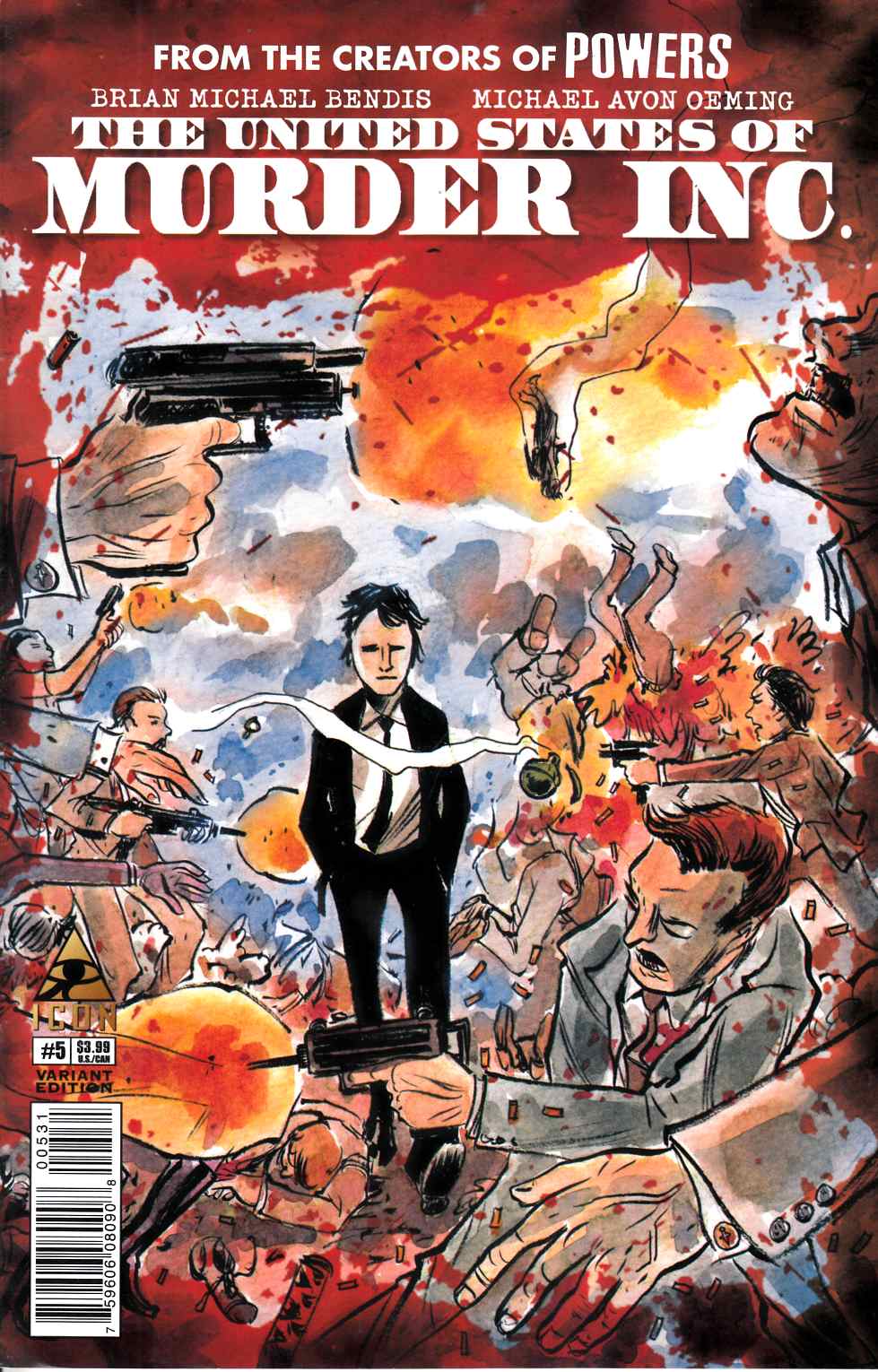 United States of Murder Inc #5 Kindt Variant Cover [Comic] LARGE
