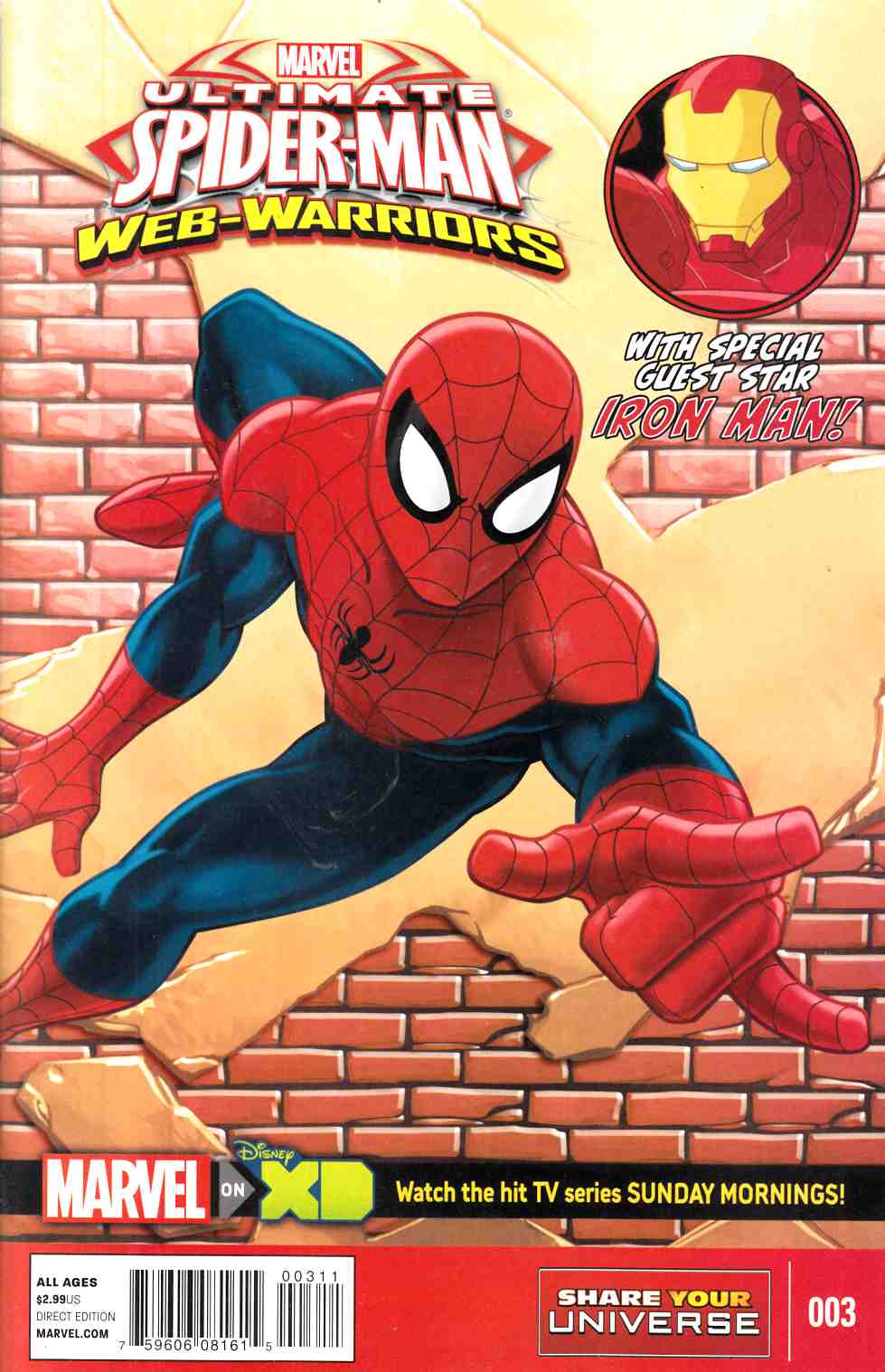 Marvel Universe Ult Spider-Man Web Warriors #3 [Marvel Comic] LARGE