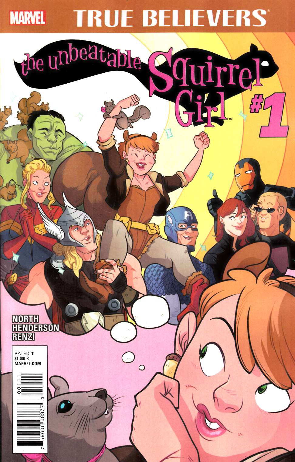 Unbeatable Squirrel Girl #1 True Believers Edition Near Mint Minus (9.2) [Marvel Comics] THUMBNAIL