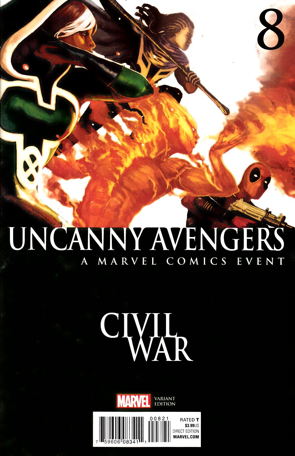 Uncanny Avengers #8 Civil War Variant Cover [Marvel Comic] THUMBNAIL
