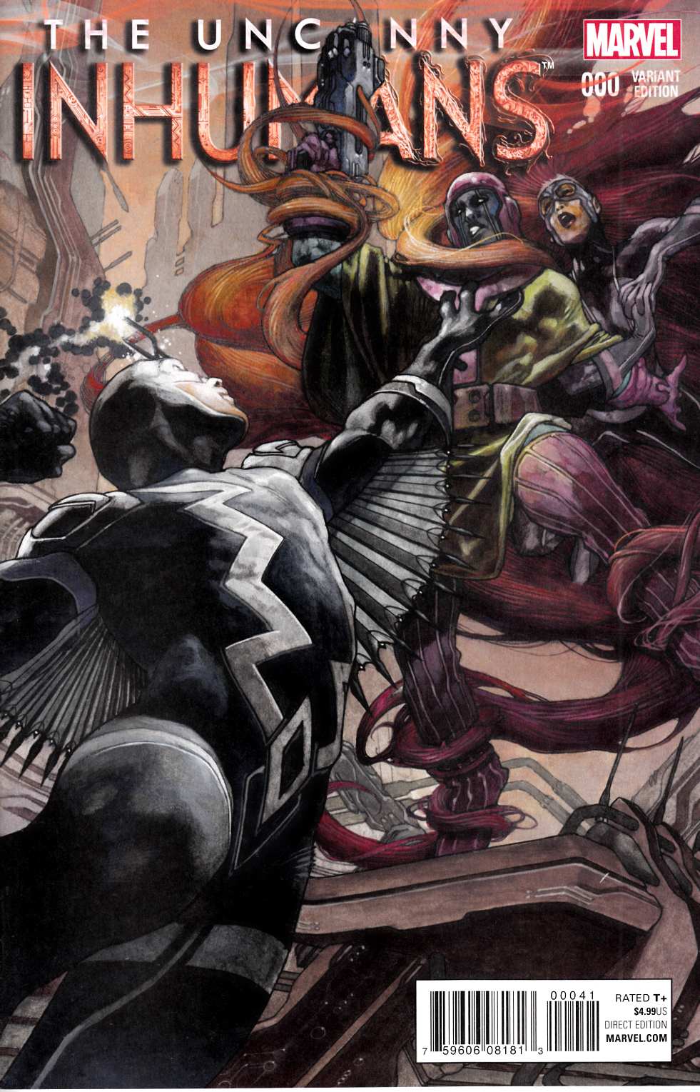 Uncanny Inhumans #0 Bianchi Variant Cover [Marvel Comic] THUMBNAIL