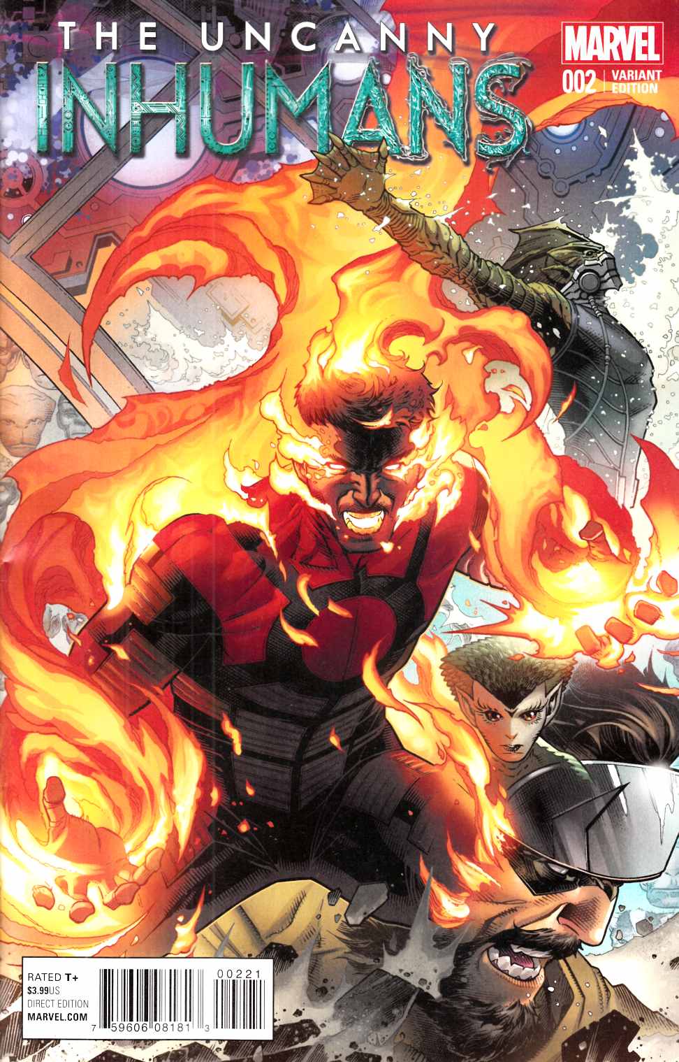 Uncanny Inhumans #2 Cheung Variant Cover [Marvel Comic] LARGE