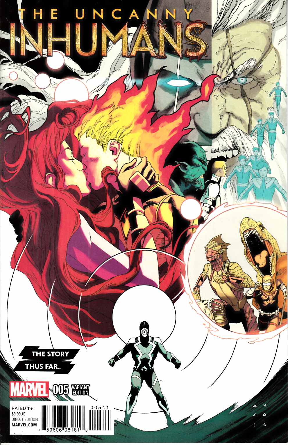 Uncanny Inhumans #5 Story Thus Far Variant Cover [Marvel Comic] LARGE
