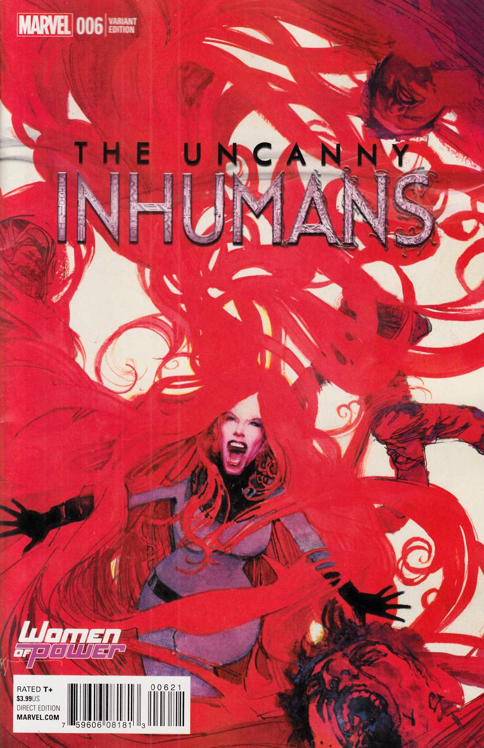 Uncanny Inhumans #6 Sienkiewicz WOP Variant [Marvel Comic] THUMBNAIL