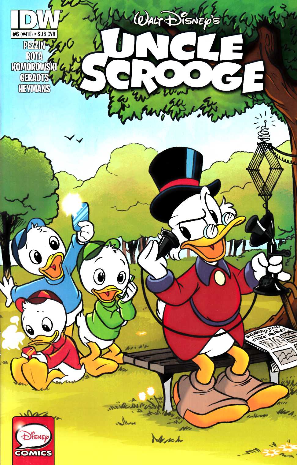 Uncle Scrooge #6 Subscription Cover [IDW Comic] LARGE