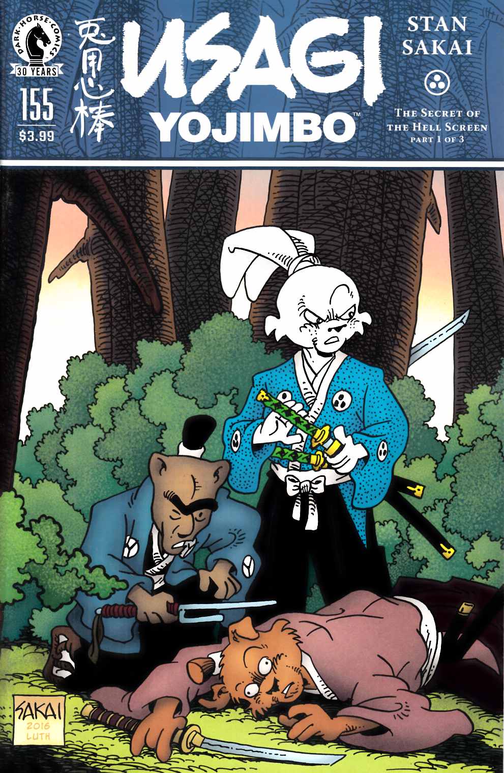 Usagi Yojimbo #155 Very Fine (8.0) [Dark Horse Comic] THUMBNAIL